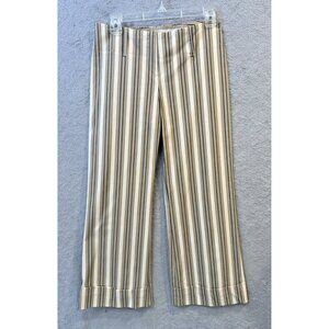 SINEQUANONE Striped Capri Pants, PARIS FRANCE, US Size 8 (T38) Spring/Summer